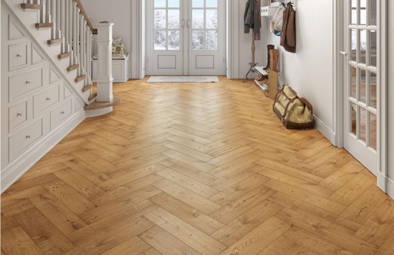 Herringbone Bavarian Oak 12mm AC-4