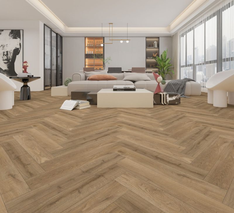 Herringbone Beige 12mm AC-4