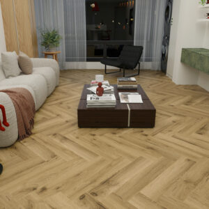 Mediterranean Oak SPC Herringbone